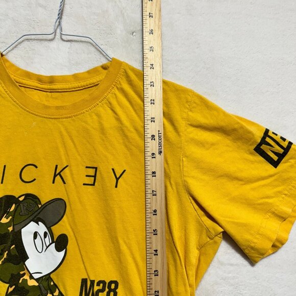 Disney Mickey Mouse x Neff Collab T-Shirt Yellow Women's Size M - Picture 6 of 7